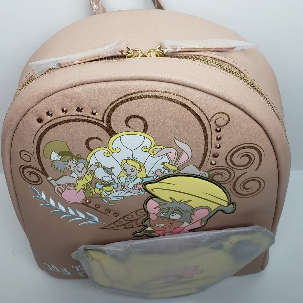Danielle Nicole Alice in Wonderland Mini Backpack - Picture 4 of 10